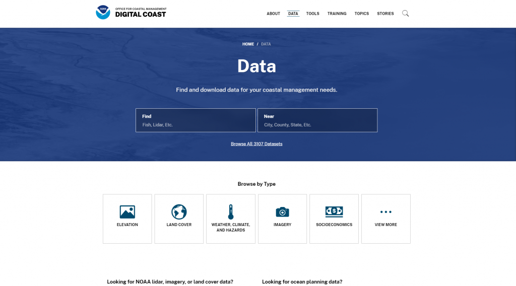 NCEI Geoportal Search